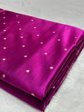 Banarasi Mashru Katan Silk Saree with Butti Zari Weaving - AMKP03