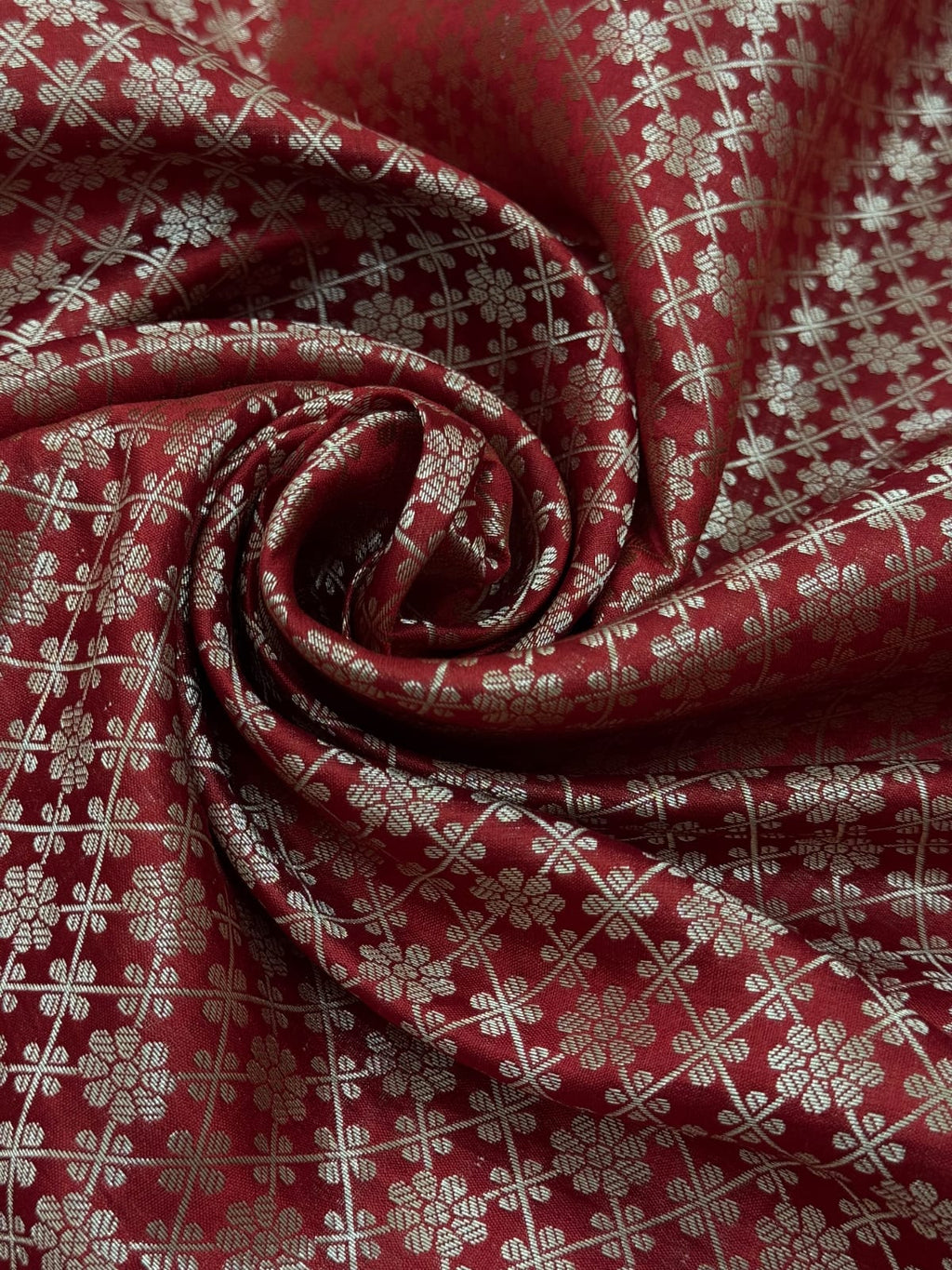 Pure Banarasi Mulberry Chiniya Silk Saree Silkmark Certified - AKMC001