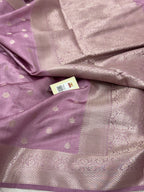 Pure Banarasi Mulberry Chiniya Silk Saree Silkmark Certified - AKMC002