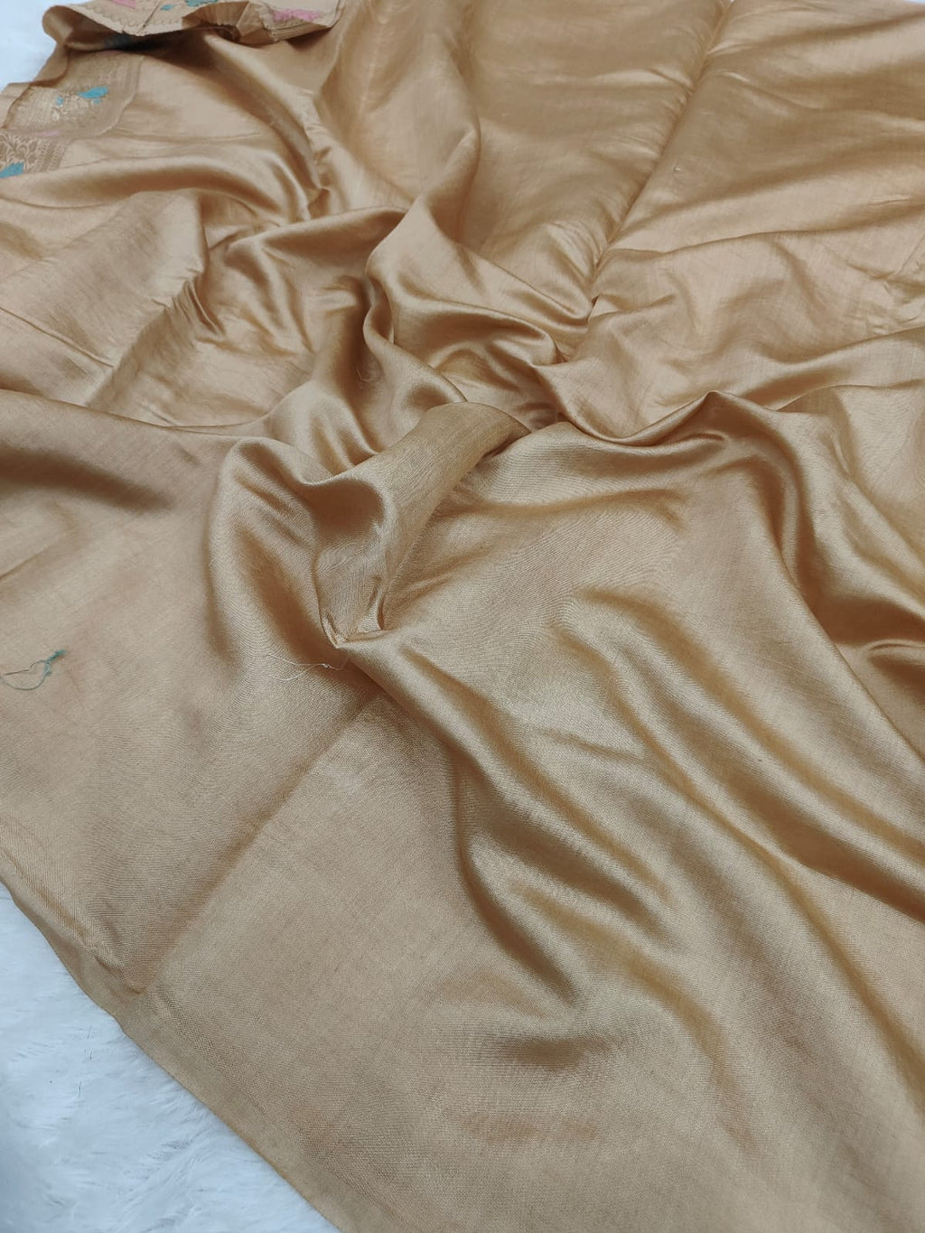 Pure Banarasi Mulberry Chiniya Silk Saree Silkmark Certified - AKMC011