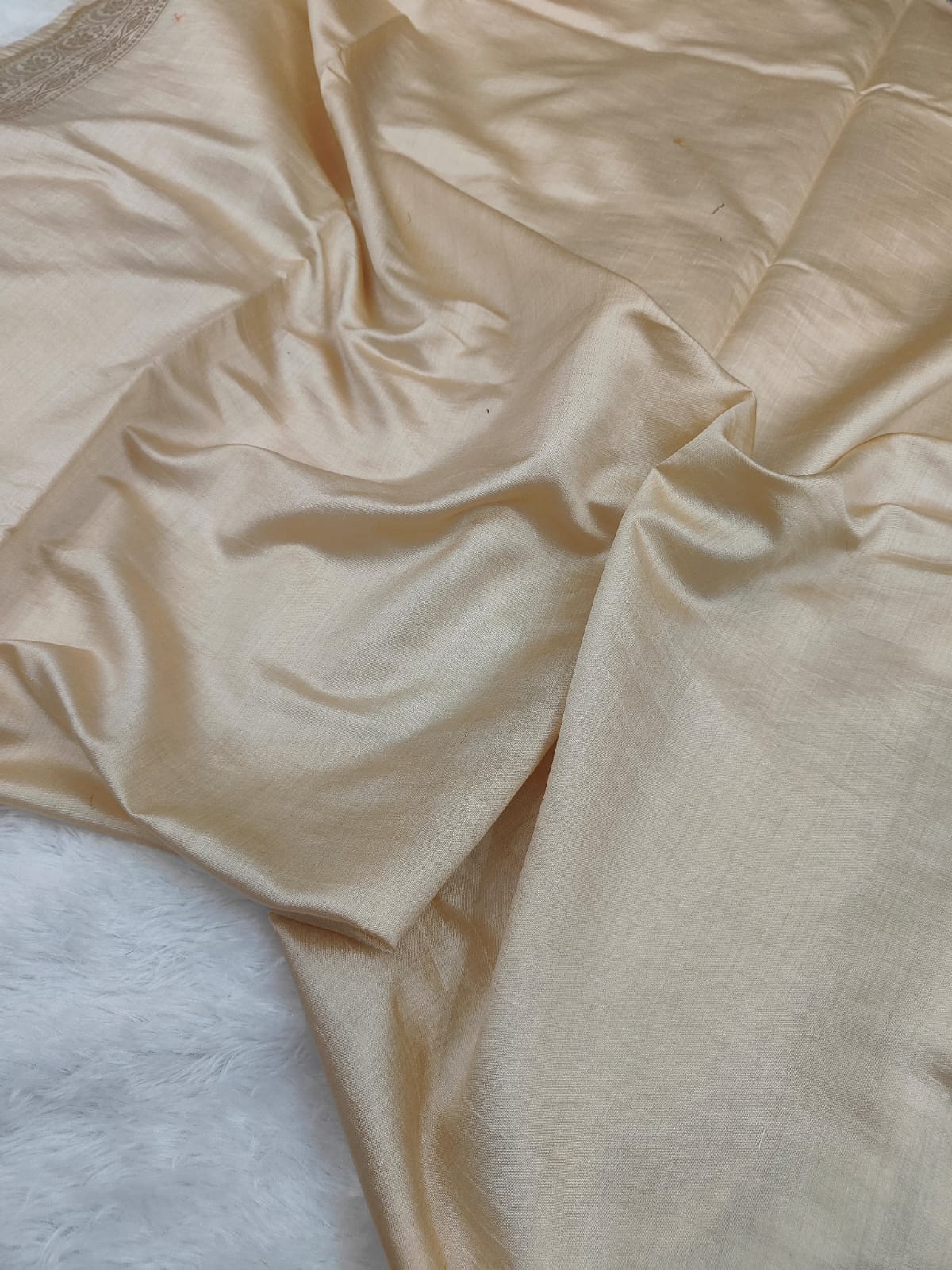 Pure Banarasi Mulberry Chiniya Silk Saree Silkmark Certified - AKMC009