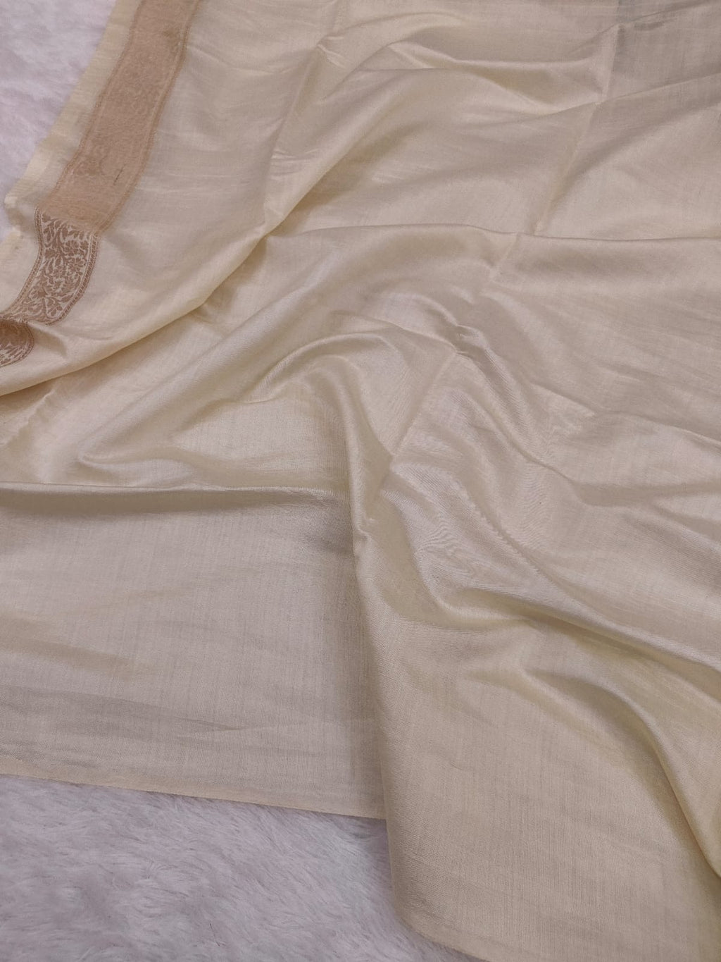 Pure Banarasi Mulberry Chiniya Silk Saree Silkmark Certified - AKMC007