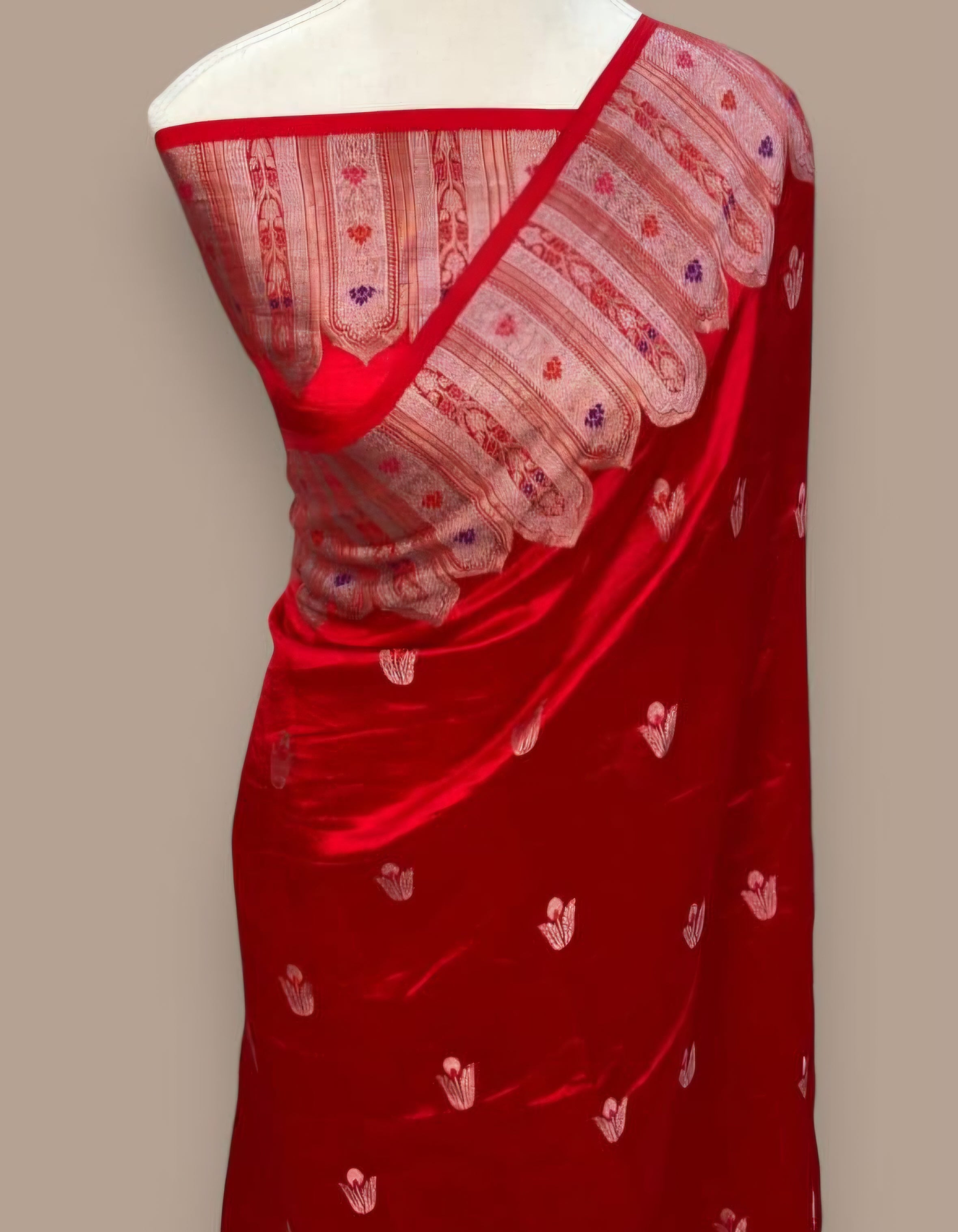 Banarasi Warm Silk Saree with Designer Buti - ABWS004