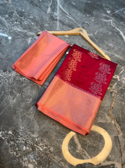 Banarasi Semi Katan Silk Saree