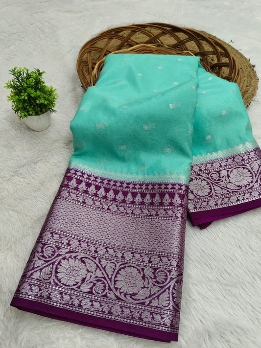 Banarasi Warm Soft Silk Saree - BWSKLBP048