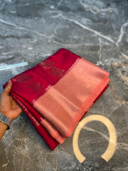 Banarasi Semi Katan Silk Saree