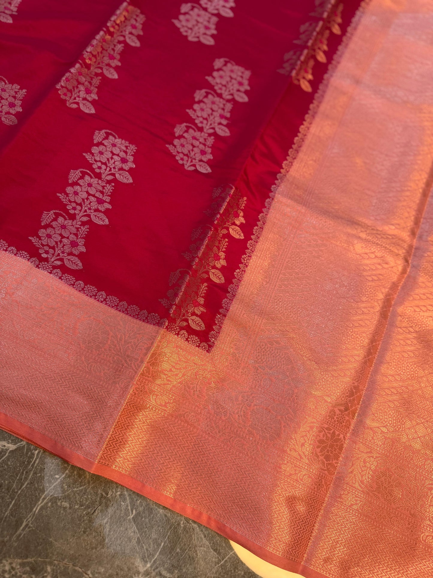 Banarasi Semi Katan Silk Saree