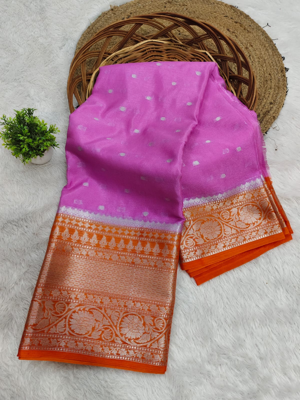 Banarasi Warm Soft Silk Saree - BWSKLPO050