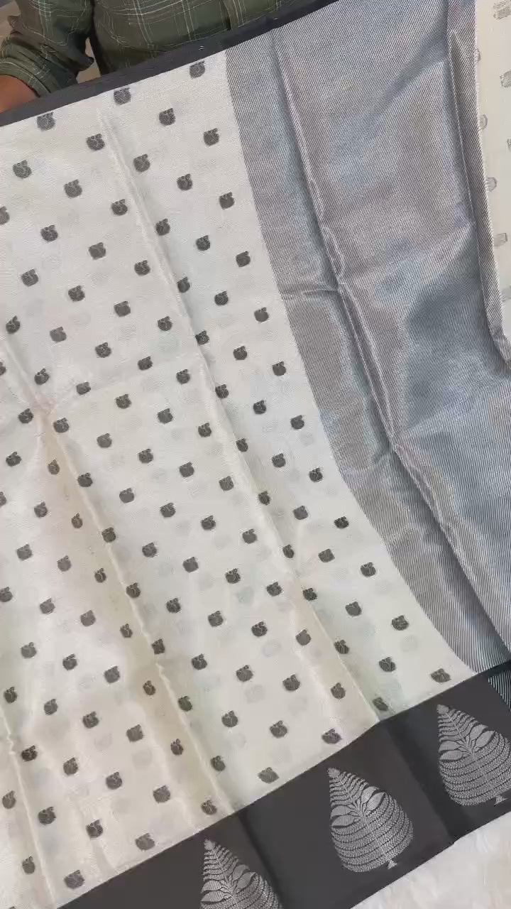 Banarasi Soft Katan Silk Tissue Saree -BKSTBW1