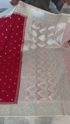 Banarasi Handloom Katan Georgette Semi Silk Saree - ABKG004