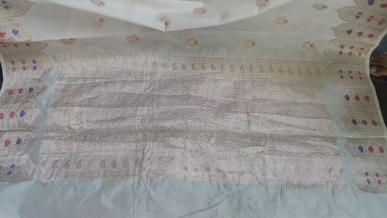 Banarasi Warm Silk Saree with Designer Buti - ABWS002