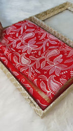Banarasi Soft Silk Organza Saree-BORGCRG3