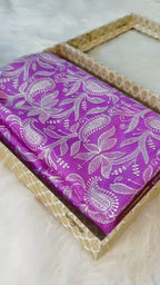 Banarasi Soft Silk Organza Saree-BORGCLG4