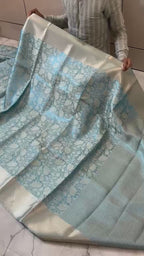 Banarasi Zari Tissue Silk Saree - BZTBB1