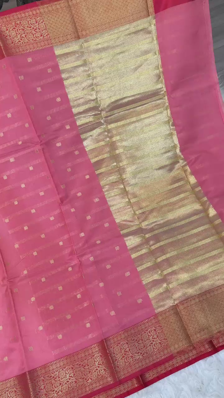 Banarasi Soft Kora Organza Silk Saree - BKOP01