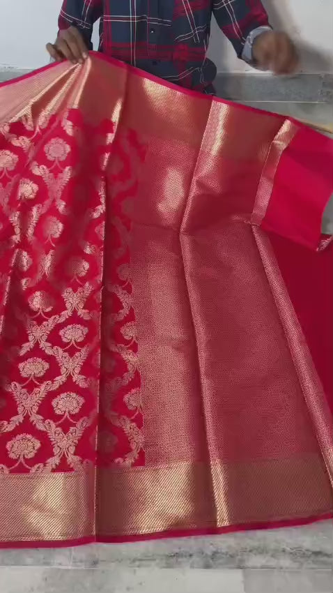 Banarasi Mashru Silk Saree-BMRDKB01