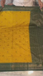 Banarasi Chinia Silk Saree-BCNYGR04