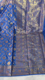 Banarasi Katan Silk Saree with Antique Zari Weaving - BKAZB01