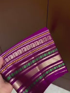 Banarasi Katan Silk Saree Minakari Border - BKSMBB1