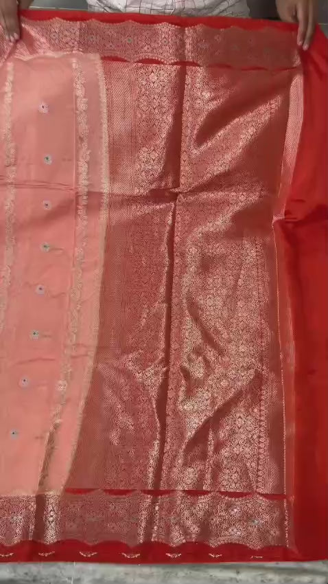 Banarasi Viscose Silk Saree - BVSPR01
