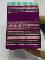 Banarasi Katan Silk Saree Minakari Border - BKSMBB1