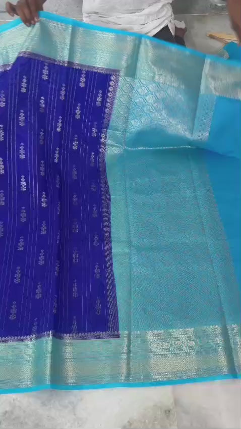 Banarasi Chinia Silk Saree-BCNRBSB02
